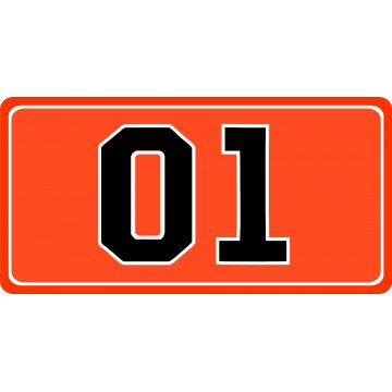 General Lee 01 Photo License Plate