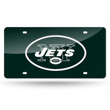 New York Jets Green Laser License Plate 
