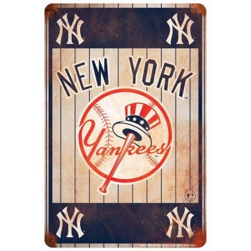 New York Yankees Retro Parking Sign
