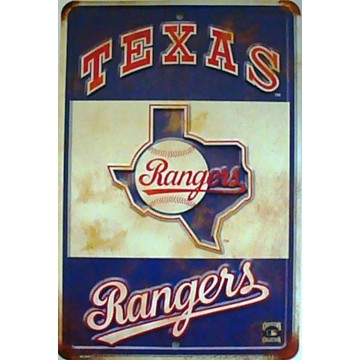 Texas Rangers  Retro Parking Sign