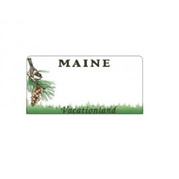 Design It Yourself Custom Maine State Look-Alike Plate