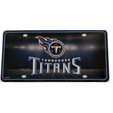Tennessee Titans Metal License Plate