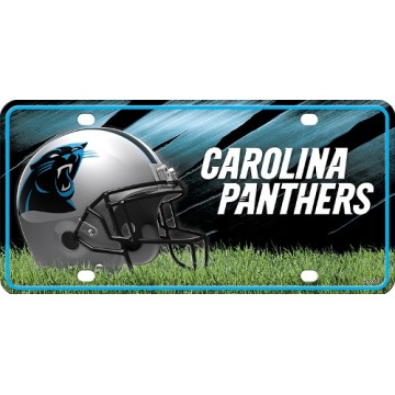 Carolina Panthers Metal License Plate