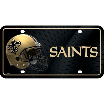 New Orleans Saints Metal license Plate