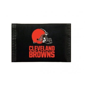 Cleveland Browns Nylon Trifold Wallet