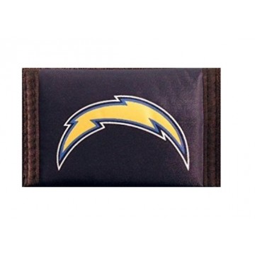 Los Angeles Chargers Nylon Trifold Wallet