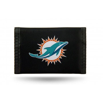 Miami Dolphins Nylon Trifold Wallet