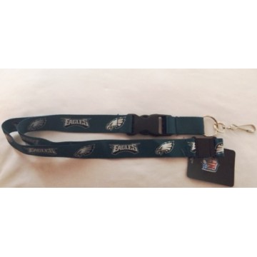 Philadelphia Eagles Green Team Lanyard With Safety Latch