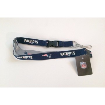 New England Patriots Two Tone Lanyard With Safety Latch