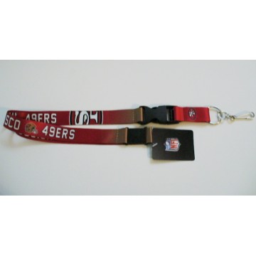 San Francisco 49ers Crossover Lanyard With Safety Latch