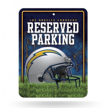 Los Angeles Chargers Metal Parking Sign