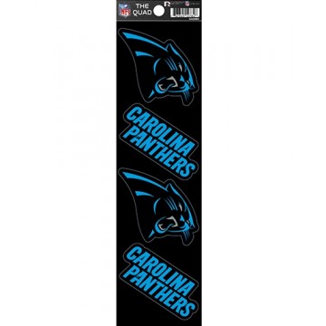 Carolina Panthers Quad Decal Set