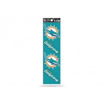 Miami Dolphins Quad Decal Set