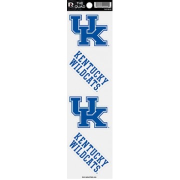 Kentucky Wildcats Quad Decal Set