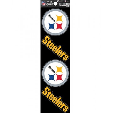 Pittsburgh Steelers Quad Decal Set