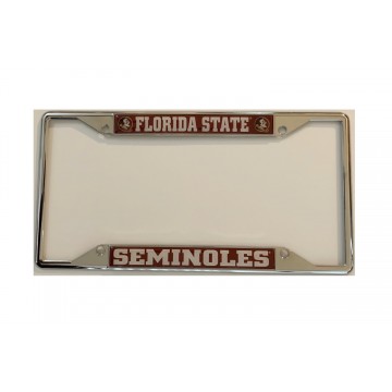 Florida State Seminoles Chrome License Plate Frame