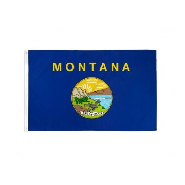 Montana State Polyester Flag
