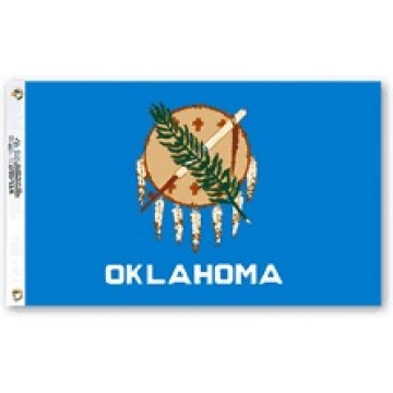 Oklahoma State Polyester Flag