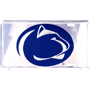 Penn State Anodized Metal License Plate