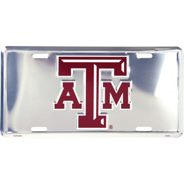 Texas A&M Anodized Metal License Plate