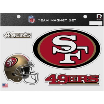 San Francisco 49ers Team Magnet Set
