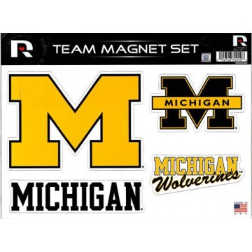 Michigan Wolverines Team Magnet Set
