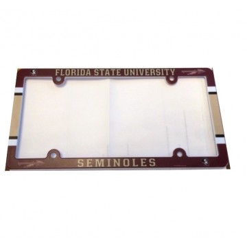 Florida State Seminoles Full Color Plastic License Plate Frame 