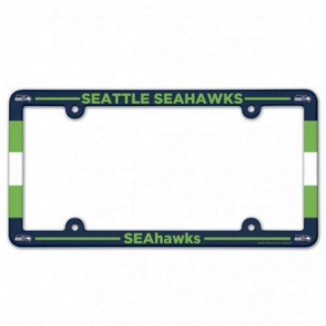 Seattle Seahawks Full Color Plastic License Plate Frame 