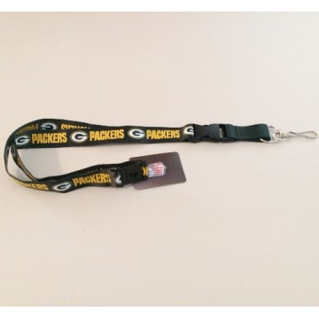 Green Bay Packers Dark Green Lanyard With Safety Fastener
