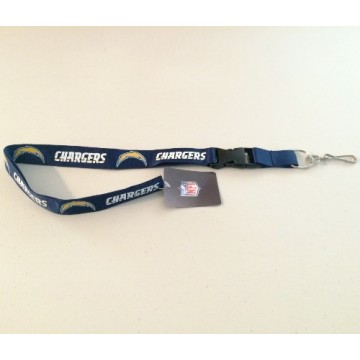 Los Angeles Chargers Dark Blue Lanyard With Safety Fastener