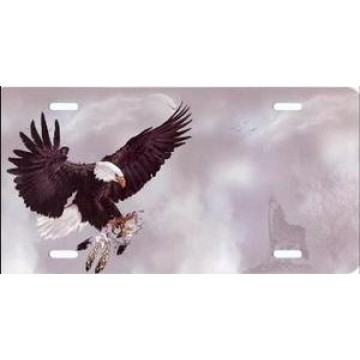 Eagle Offset License Plate 
